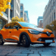 Renault Clio phase 2 en ville moderne ensoleillee