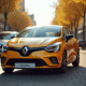 Renault Clio 3 Phase 2 en ville en plein jour